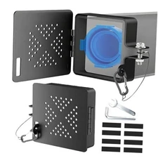 Aluminum RV Bumper End Caps-for Standard 4-Inch Square Camper Bumpers | Sewer 