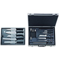 Fr. Dick Kochmesser-Koffer AbschließBar 14-Tlg. 2 Lagen Magnetisch & Messer-Set