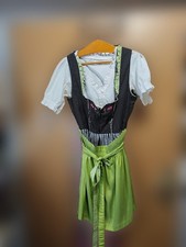 Waldschütz Dirndlbluse Damen Weiß Kurzarm U...