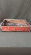 Vintage Pepsi Cola Wooden Soda Crate  12" x 18". good condition.