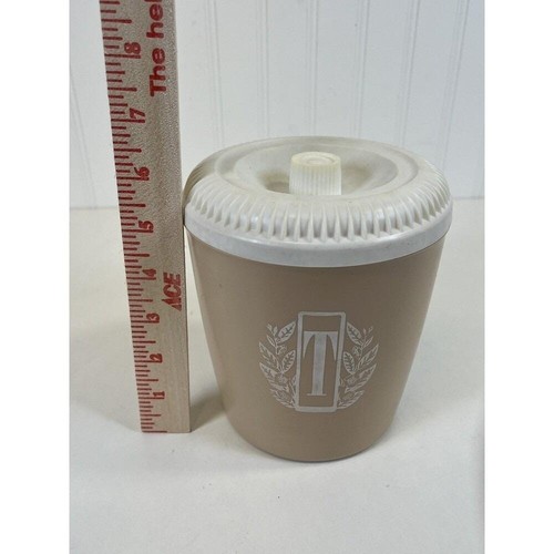 Retro Vtg Kitchen Tea Storage Container. Part of a Stackable Nest Set. Plastic - Picture 6 of 7