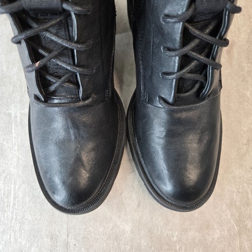 Botas de Combate Frye Cuero Negro Grunge Con Cordones Grueso Plataforma Senderista Botín Talla 8 - Imagen 11 de 12