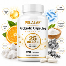 Probiotic Capsules 25 Billion 120 Capsules Digestive Gut Health