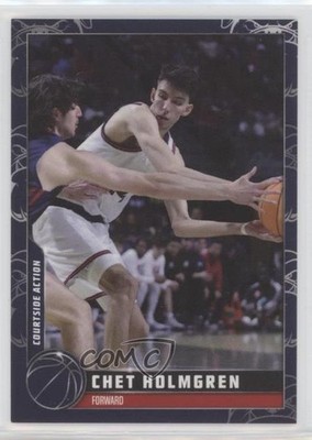 2022 Topps X Courtside Action Bulldog 24/49 Chet Holmgren #29 Rookie RC 0a16