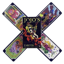 JoJo Bizarre Adventure Tarot Cards 84 Card English Oracle Deck