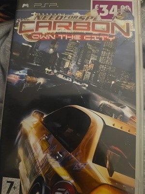 Need for Speed: Carbon - Own the City (Sony PSP, 2006) - komplett mit Handbuch