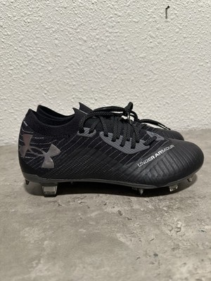 Under Armour Womens Size 8 UA Shadow Elite 2 FG Black Soccer Cleats 3027240-001