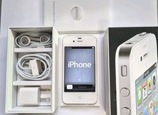 Apple iPhone 4 A1349 White 16GB iOS 6.1.3 Original Box Verizon OPEN BOX 