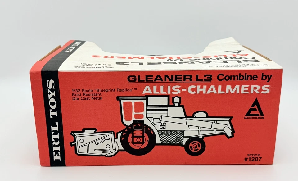 ERTL Toys - Allis Chalmers Gleaner L3 Combine - 1:32 Scale "Blueprint Replica" - Image 4 of 4