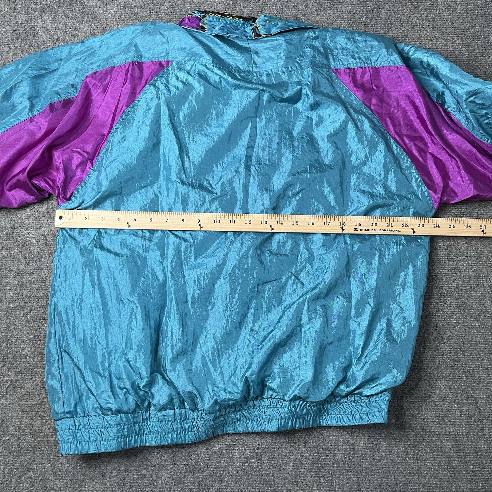 3 Vtg Basic Editions Colorful Windbreakers Jacket… - image 10