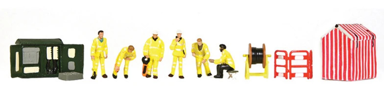 Scenecraft 36-410 Figures - Roadside Technicians