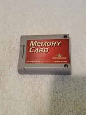 Nintendo 64 N64 Performance Red Label Memory Card Controller Pak P-302