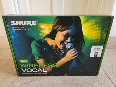 Shure BLX Wireless Vocal System SM58 Mikrofon BLX4 Empfänger BLX2 Sender