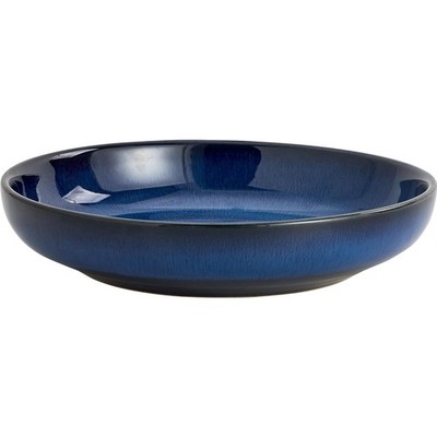 Keramik-Salatschüssel 25,5 cm Blau, 50 Unze Große Obstschale, Mikrowelle, Spü...