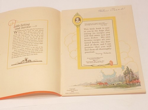 Libretto Cucina Vintage Garofano 100 Ricette Glorificate Pubblicità 1931 - Foto 3 di 7