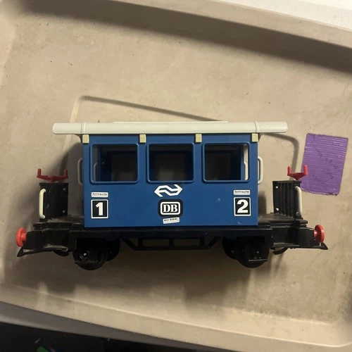 PLAYMOBIL  Train 4100  Passenger Railway Carriage Blue