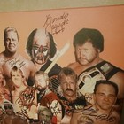 RARE ORIGINAL WRESTLING AUTOGRAPHED CANVAS NWA/WCW/WWE/WWF/MID SOUTH/WCCW/JAPAN — photo 2
