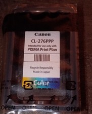 New Genuine Canon CL-276PPP COLOR Ink Cartridges Pixma Print Plan