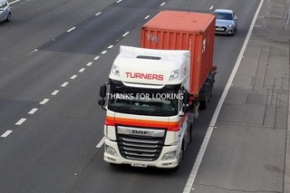 A21 6x4 Truck Photo AY71 TMX Daf Turners [M1 Sharp Lane Leeds 17.10.24]CS