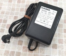 Genuine Casio AC Adapter AD-5JL, Center Negative, DC 9V 9.0V , 850mA, 0.85A