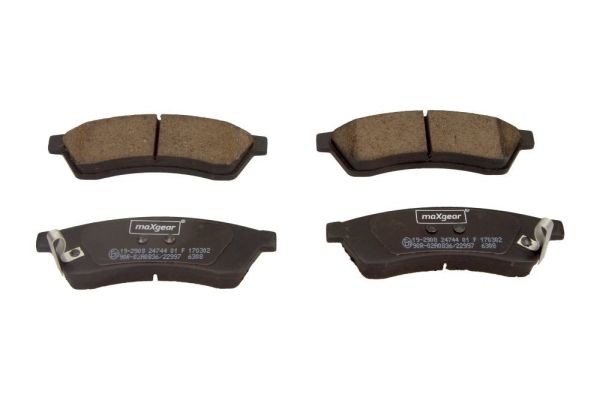 Maxgear Bremsbelagsatz Chevrolet T. Epica 1.8/2.0/2.5 06- 19-2908-image