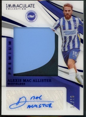 Panini Immaculateマクアリスター 直筆サインカード 10/49 Alexis Mac Allister 2021 Panini Immaculate Collection Patch
