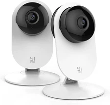 YI Pro 2pc Home Camera 2K Wireless IP Security Surveillance System Night Vision