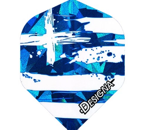 Designa Countries Standard Dart Flights Greece Set of 3