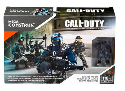 Mega Bloks Construx Call of Duty FDY74 Surfce Troops Building Block Model