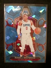 Russell Westbrook - 2023-24 Panini Mosaic #19 Ice Mosaic /125
