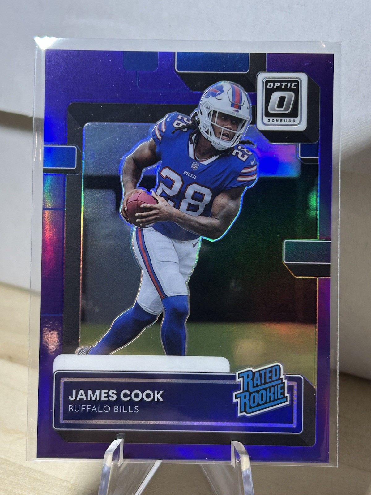 2022 Donruss -Rated Rookie Optic Preview P-315 James Cook /50 RC Buffalo Bills