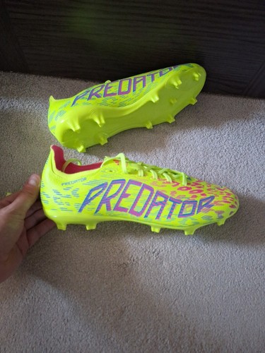Adidas Men's Predator League FG/MG Firm Ground Size 10 Neon Green |JH6471| - Picture 8 of 11