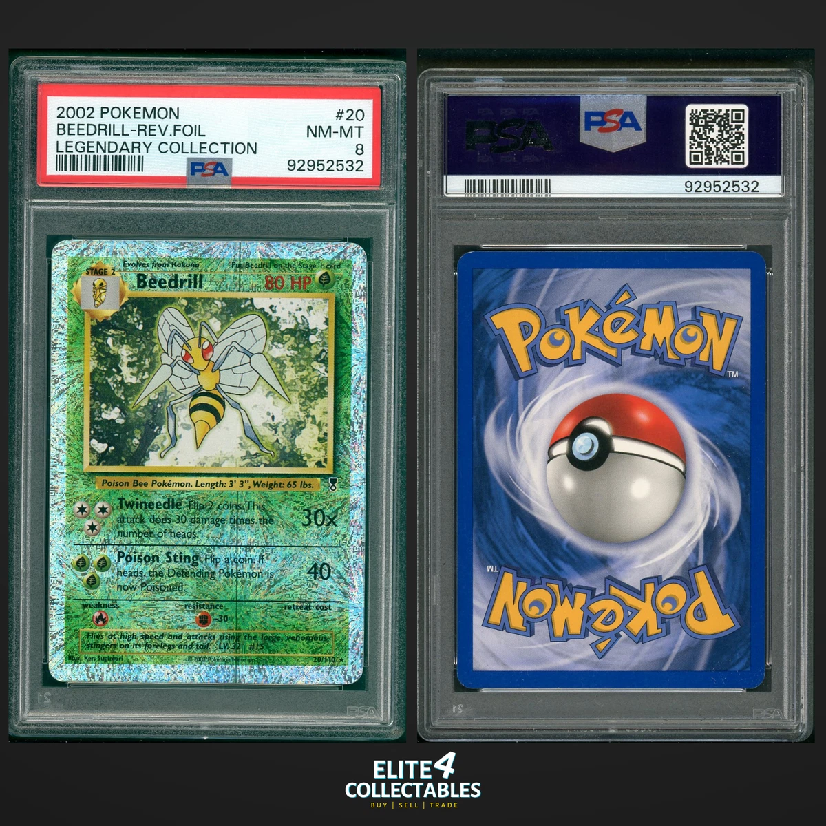 Pokémon TCG Professional Sports Authenticator (PSA) Legendary