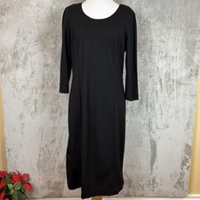 Chicos Classic Black Midi Cocktail Evening Black Dress Wmn’s 1