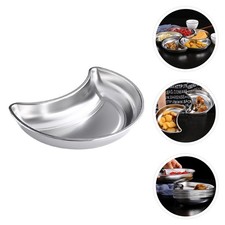 Plat en acier inoxydable Moon Fruits Fruits Plat de cuisine multifonctionnelle