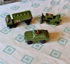 LOT Vintage Military Toy Vehicles Car Diecast Matchbox Lesney Tank Tractor Gas