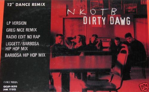 Philippines NKOTB (New Kids On The Block) Dirty Dawg 12" EP Vinyl Record - Picture 2 of 2