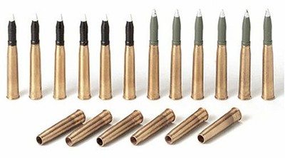TAMIYA 1/35 Pz.Kpfw.IV Brass Projectiles (75mm L48 KwK40) Set Kit 35182 Japan