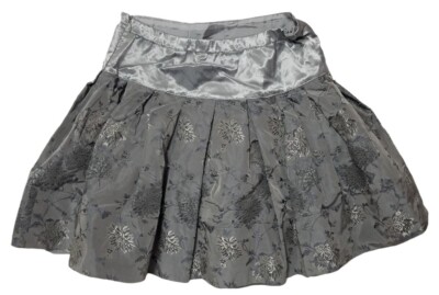 Simonetta Girls Lined Print A-Line Pleated Skirt (Size: 10/154) NWT