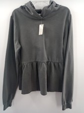 Maurice's Extra Small Gray Sweatshirt NWT Hooded 081
