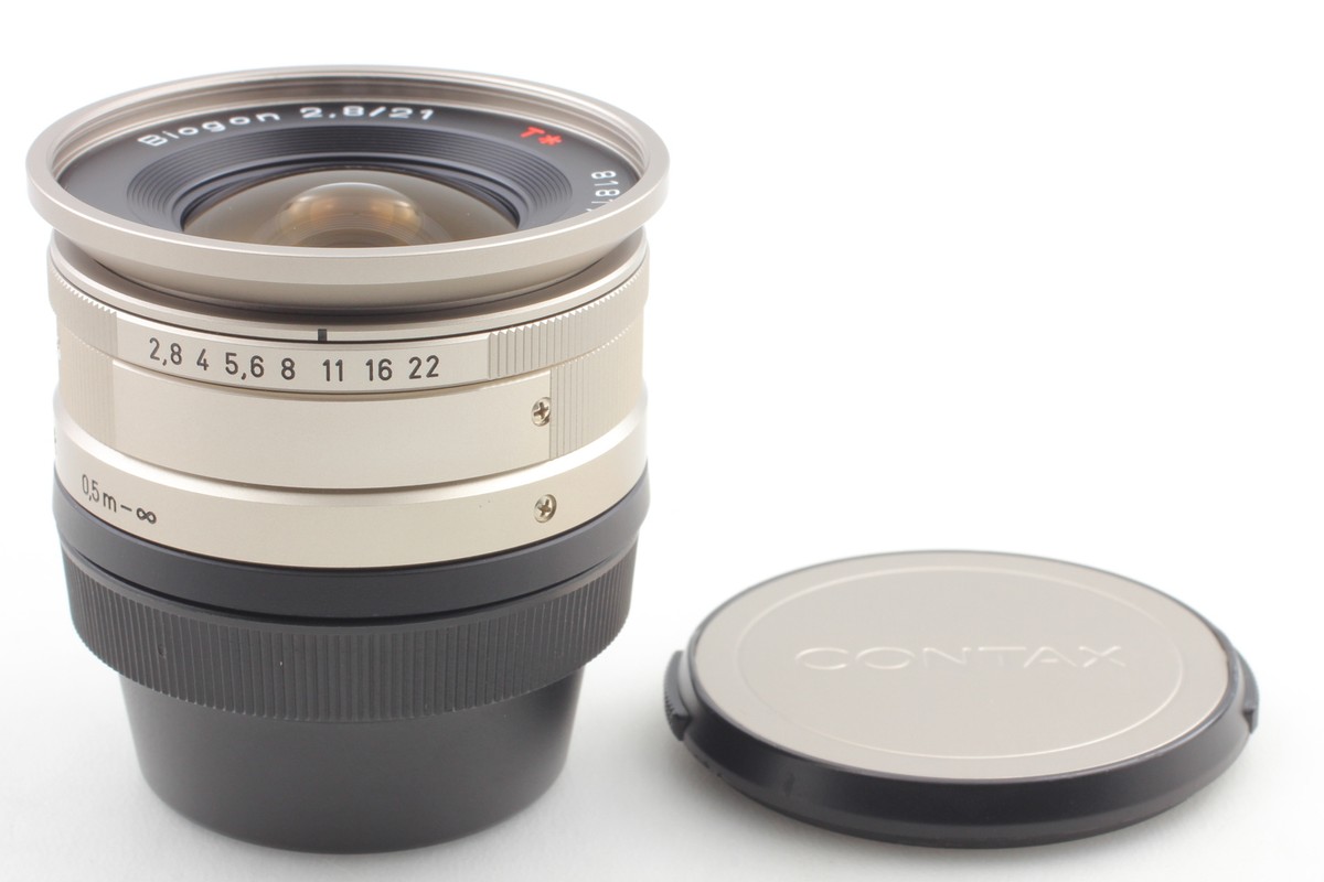極上品 CONTAX Carl Zeiss Biogon T 21mm F2.8 Contax Carl Zeiss Biogon T* 21mm F/2.8 Lens for G1/G2 #59128