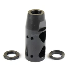 New design Steel 1/2x28 Thread Muzzle Brake for .223 22LR 556