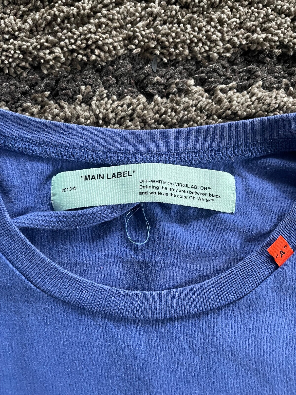 Offwhite Diagonal Split Tee - image 3