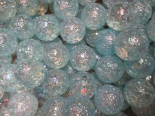 2 POUNDS 7/8 INCH SNOWFLAKE MEGA / VACOR MARBLES