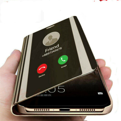 Smart Mirror Luxury Flip Case Cover For Samsung Galaxy Note 8 9 10 S8 S9 Plus