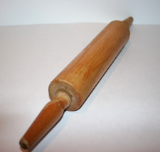 VIntage Wooden Farmhouse Primitive Rustic Bakers Rolling Pin 17.75"x2"