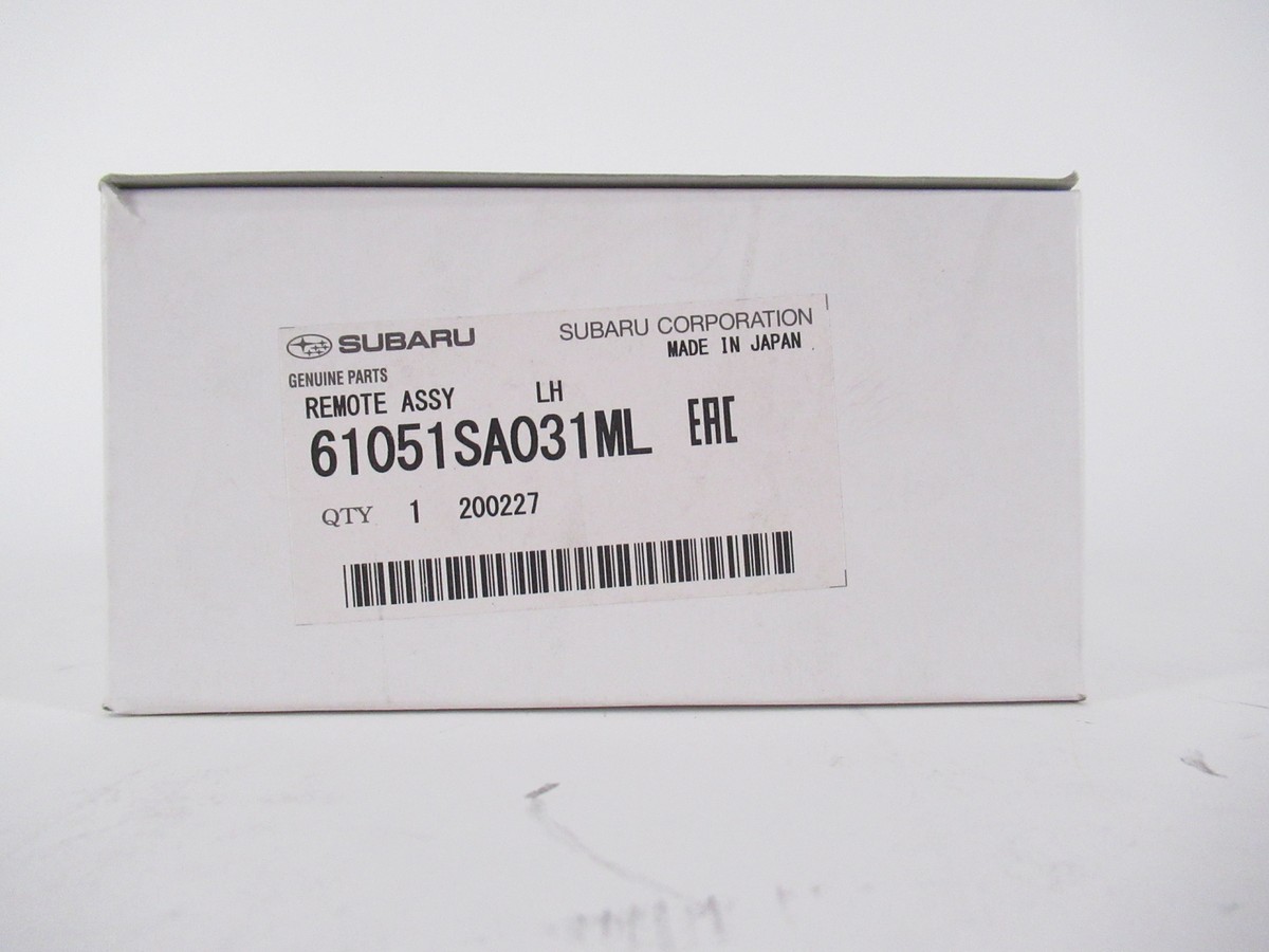 Genuine OEM Subaru 61051SA031ML Driver Front Interior Door Handle