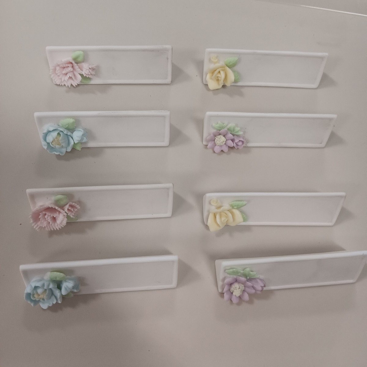 Vintage Name Set Of 8 Japan Flower | eBay