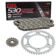 Chain Set Kawasaki ZXR 750 H1 1989 Chain RK 530 ZXW 112 Open 16/47