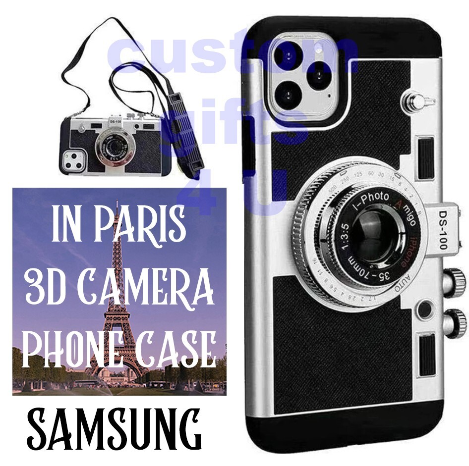 Paris Phone Cover That Looks Like A Camera Emily In Paris 3D Retro
